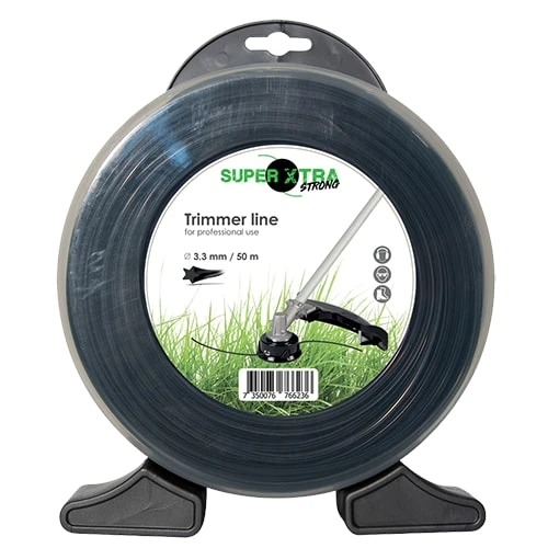 Trimmertråd 3,3mm/stjärna/50m 3 Trimmertråd 3,3mm/stjärna/50m