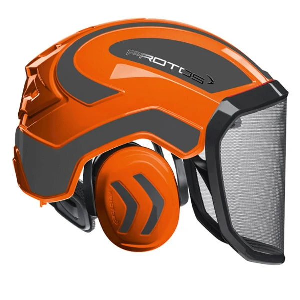 Protos Integral Orange/Grå Huggarhjälm 3 Protos Integral Orange/Grå Huggarhjälm