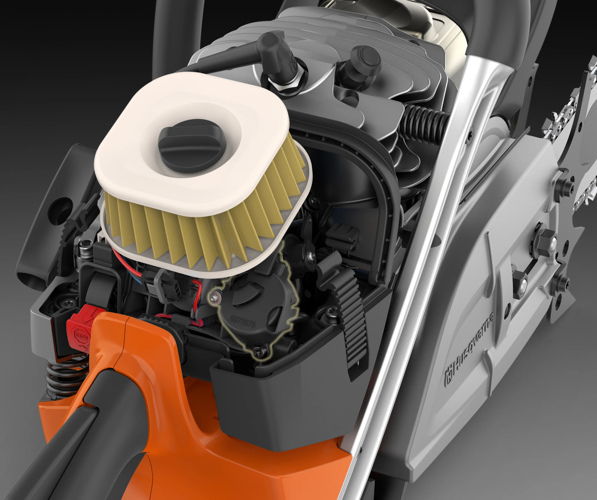 Husqvarna 592 XPG Motorsåg 5 Husqvarna 592 XPG Motorsåg - Afbeelding 3