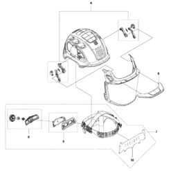 Reservdelar Till Husqvarna Technical Hjälm H300